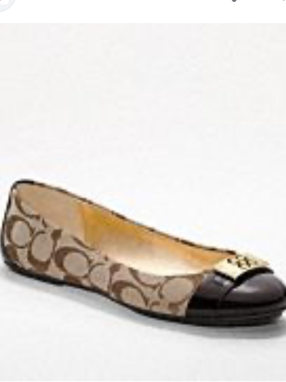 NWT Coach London Signature Flats size 7.5